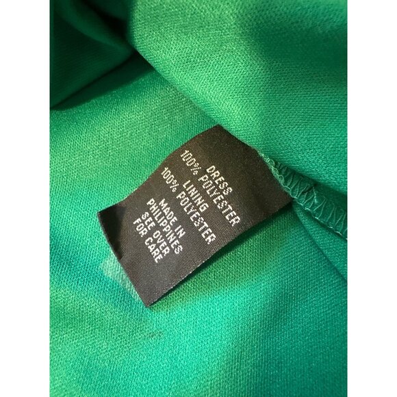 💖A. Byer Green Sleeveless Dress M Polyester - Picture 8 of 8